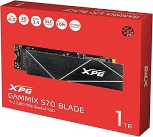 XPG GAMMIX S70 BLADE 1TB PCIe Gen4x4 M.2 SSD