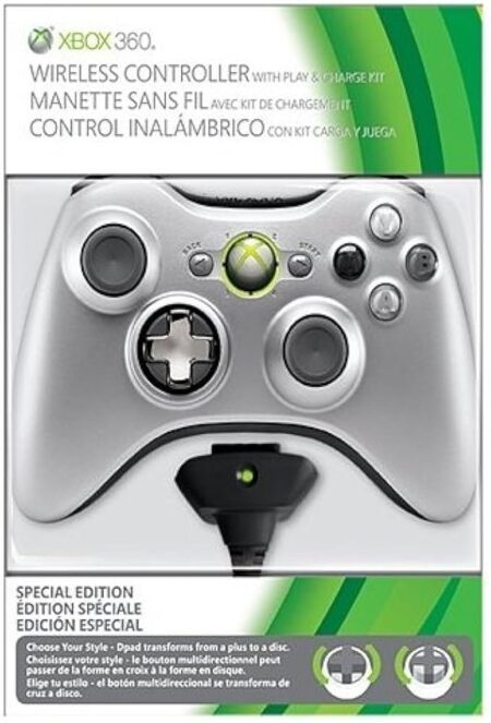 Xbox 360 Wireless Controller with Play & Charge Kit